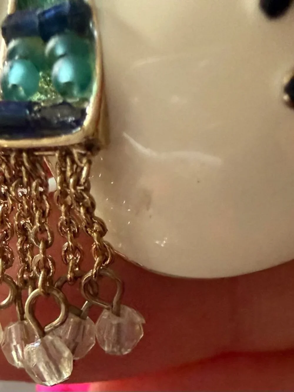 Liz Claiborne Snowman Pin